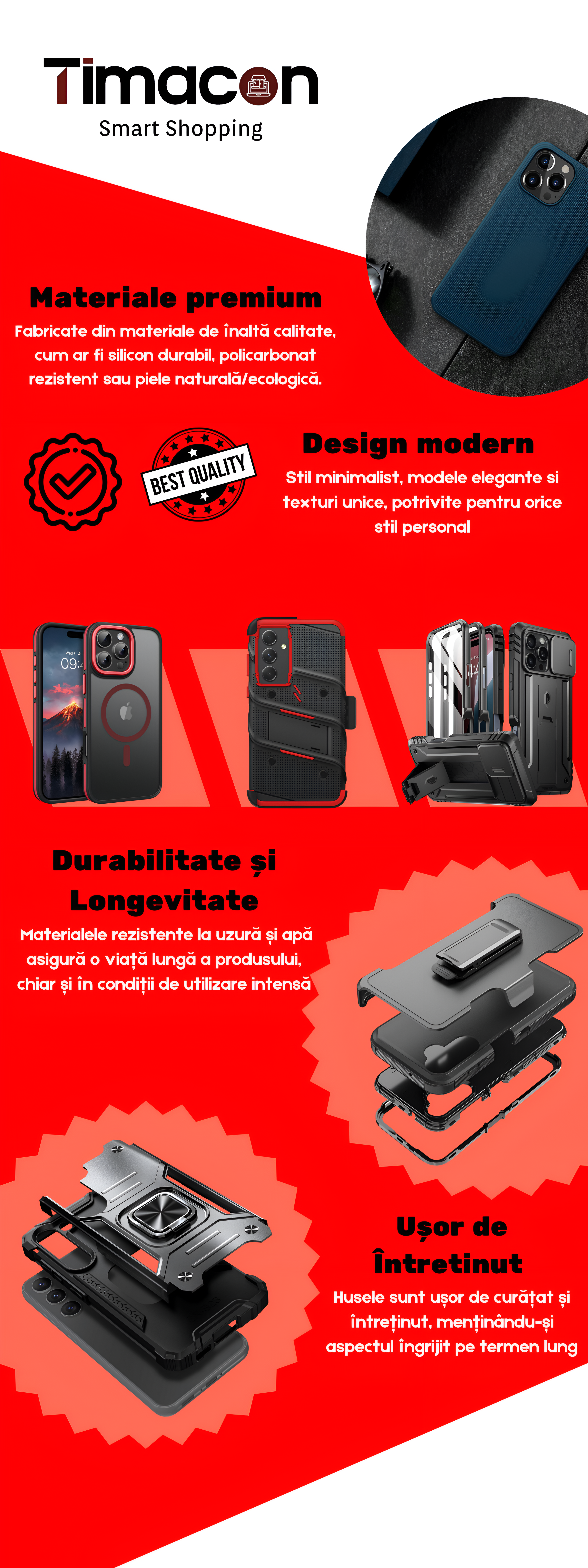 Калъф за телефон Timacon